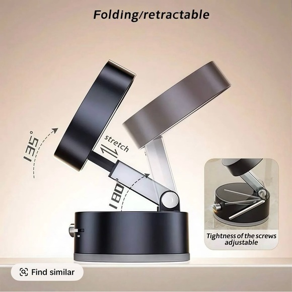 Universal Black Magnetic Phone Mount Vacuum Grip - Picture 3 of 7